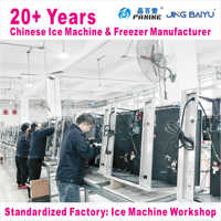 Machine à glaçons en cubes BY-420A(F) refroidie par air, OEM ODM, personnalisable, vente en gros directe d'usine en Chine, machine à glaçons de haute qualité