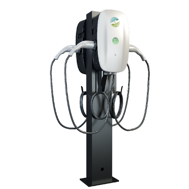 EV Charger AC 7KW/11KW/22KW Single/Dual Sockets Floor Standing