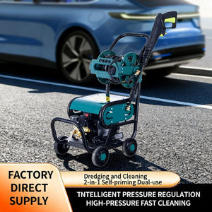 Nettoyeur haute pression électrique industriel 2200 PSI 150 bars 13 L/min 3 KW Régulation intelligente de la pression Lavage de voitures à l'eau chaude et froide CE - Product Image 1