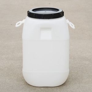 Food Grade 50L Square Plastic <b>Drum</b> Hdpe Blue And White For Chemicals And Paint Storage - Product Image 3