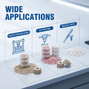 PEEK <b>Plastic</b> Factory Price Pellet With CF20% Carbon Fiber PEEK Resin Granule PEEK 770CA20 - Product Image 4