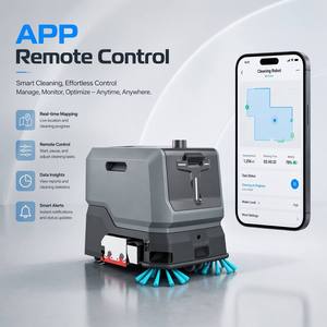 Robot de nettoyage de sols autonome TN10 SLAM Technology, nettoyeur intelligent sans fil compact pour bâtiments - Product Image 5