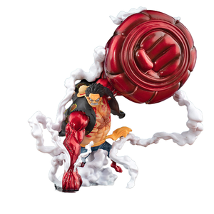Pirate Sea King fait à la main 4 vitesses grande main <span class=keywords><strong>Luffy</strong></span> 25cm GK pays singe roi pistolet PVC 1:8 échelle souffleur d'air fonction Anime décoration - Product Image 1