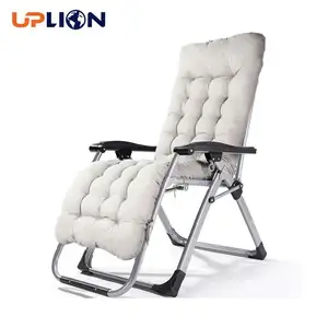 Uplion Soft Folding Outdoor Beach Lounge Stühle Zero Gravity Stühle Verstellbarer Liegestuhl mit Kissen