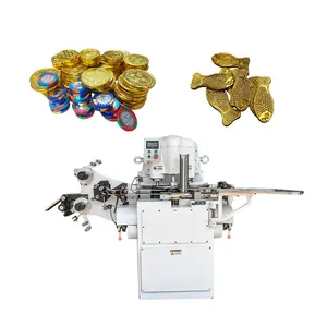 Custom high speed automatic hard chocolate used flow wrap packing semi mechanical machine