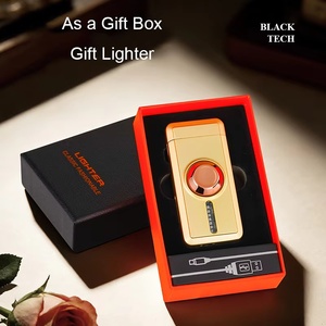 Accendino Torcia Fidget Spinner 2-in-1 in Metallo, Antivento, Fiamma Rossa, Ricaricabile USB-C, con <span class=keywords><strong>Luce</strong></span> LED e Controllo Vocale - Product Image 6