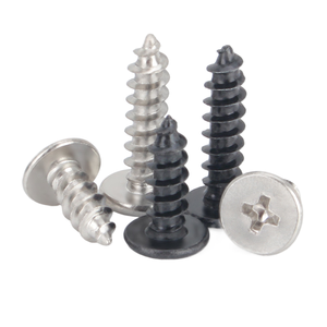 Karbon Çelik Nikel Kaplama Siyah <span class=keywords><strong>Ca</strong></span> İnce Düz Büyük Yuvarlak Başlı Çapraz Kendinden Kılavuzlu Vida, Sertleştirilmiş Klavye ve Fare Elektronik - Product Image 1