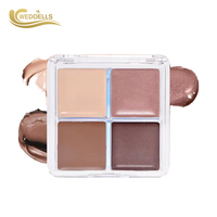 Palette de fards à paupières à marque privée, mats, scintillants, métalliques, pigmentés, véganes, sans cruauté, OEM, logo personnalisé, maquillage pour les yeux