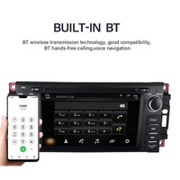 Radio para Auto Jiawell de 7 Pulgadas con Pantalla IPS de 4 Núcleos, Reproductor de DVD, WIFI, GPS, Android 2 Din, Estéreo para Jeep Cherokee 2002-2007