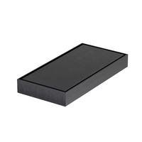 Drain de douche linéaire anti-odeur en acier inoxydable 304 brossé or 20x10CM pour hôtel et maison, insert de carrelage pour salle de bain, vente en gros