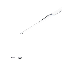 Pipettes compte-gouttes en verre avec caoutchouc rouge