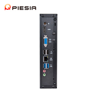 Piesia Intel Elkhart Lake J6412 Mini PC Desktop 2 * DDR4 16GB Intel 2,5G Red HD VGA/DB9 Com X86 Industrial Mini ITX PC Case