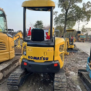 Mini-excavatrice sur chenilles hydraulique Komatsu PC35 d'occasion certifiée CE, haute qualité, 3,5 tonnes, bon état, modèle 2024, moteur - Product Image 5