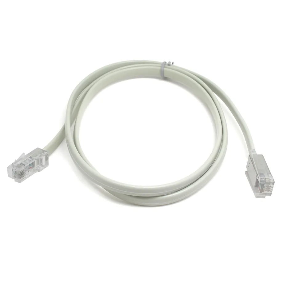 Hoge Kwaliteit Rj11 Mannelijke Plugto Sdl 4pin Plug Platte Kabel Grijs Kleur Voor Ibm Toshiba Netwerk Verbinding