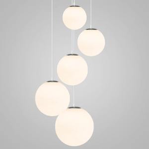Lampe suspendue moderne en verre avec boule à bulles, blanc, lustre en verre opale, <span class=keywords><strong>abat</strong></span>-<span class=keywords><strong>jour</strong></span> Globe pour salon et chambre à coucher - Product Image 5