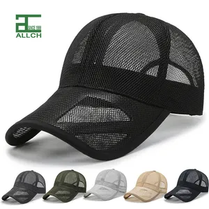 Allch Rts Zachte Mesh Baseball Caps Nylon Stof Grote Rand Running Hoeden Sneldrogend Mesh Camp Baseball Cap Voor Mannen hoed Voor Vrouwen