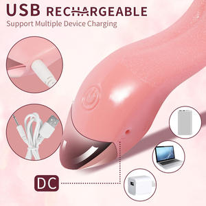 Vrouwen Mini Usb-Aangedreven Orale <span class=keywords><strong>Sex</strong></span> Vibrator Driehoekige Vorm Met Tong En Clitoris Driehoeken Trilgel Clitorises - Product Image 5