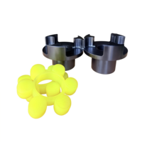 Accouplement flexible à trois griffes en acier rapide SFS, structure griffe/araignée, couple élevé, élasticité, personnalisable via ODM/OEM, garantie 1 an