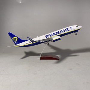 Nhà Máy Bán buôn OEM Máy bay mô hình với điều khiển âm thanh đèn Led quy mô 1/85 Boeing 737-800ryanair Máy bay mô hình - Product Image 4