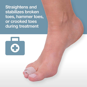 Fasce per Buddy in tessuto riutilizzabili per dita rotte, raddrizzatore Hammertoe, correttore e distanziatore - Product Image 4