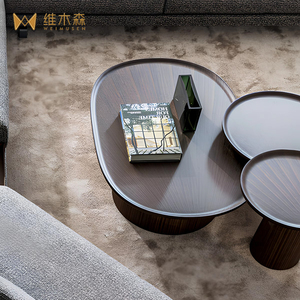 Tavolino <span class=keywords><strong>da</strong></span> Caffè e Tavolo Laterale in Legno Massello, Stile Moderno Minimalista, Marca <span class=keywords><strong>Molteni</strong></span> and C Louisa, Origine Cina - Product Image 5