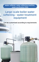 Adoucisseur d'eau commercial pour chaudière avec média filtrant 2000L/heure, système de traitement de l'eau dure, multi-tension (380V/220V/110V)