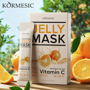 KORMESIC Marca Privada 4ml 10 Tiras Mascarilla Facial de Gel de Frutas con Vitamina C en Film Congelado, Niacinamida y Retinol para Iluminar y Nutrir - Product Image 1