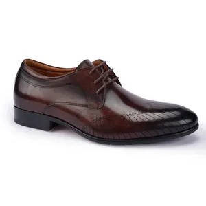 2024 новые модные мужские туфли из натуральной кожи элегантные туфли из гладкой кожи официальные случаи ручной работы мужские туфли