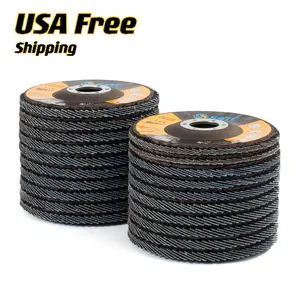 24 Hour USA Warehouse Shipping 20PCS 4-1/2" X 7/8" 80# Zirconia Flap Discs 115mm