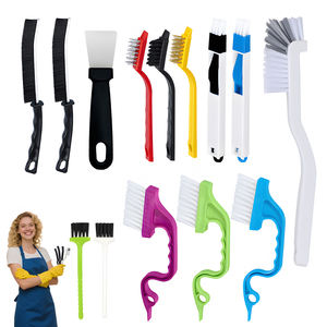 Cepillo para platos de nailon de grado <span class=keywords><strong>industrial</strong></span>, soporte para botellas de fregador de ollas en ángulo recto, cepillo de limpieza de cocina personalizable, producto OEM - Product Image 1