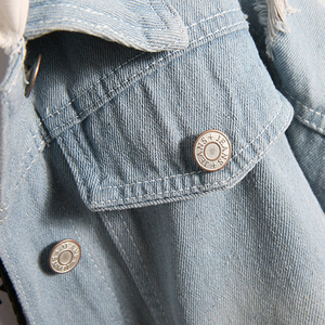 <span class=keywords><strong>Veste</strong></span> à capuche <span class=keywords><strong>en</strong></span> <span class=keywords><strong>jean</strong></span> personnalisée à la mode pour hommes <span class=keywords><strong>Veste</strong></span> <span class=keywords><strong>en</strong></span> <span class=keywords><strong>jean</strong></span> <span class=keywords><strong>en</strong></span> coton décontractée avec patchs - Product Image 5