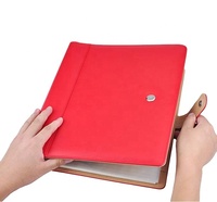 En similicuir personnalisé padfolio organisateur portefeuille avec de format lettre écriture bloc-notes