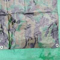 Bâche de camouflage en Offre Spéciale Bâche de camouflage Bâche en plastique de PE de couverture de cargaison de voiture de camion moulu