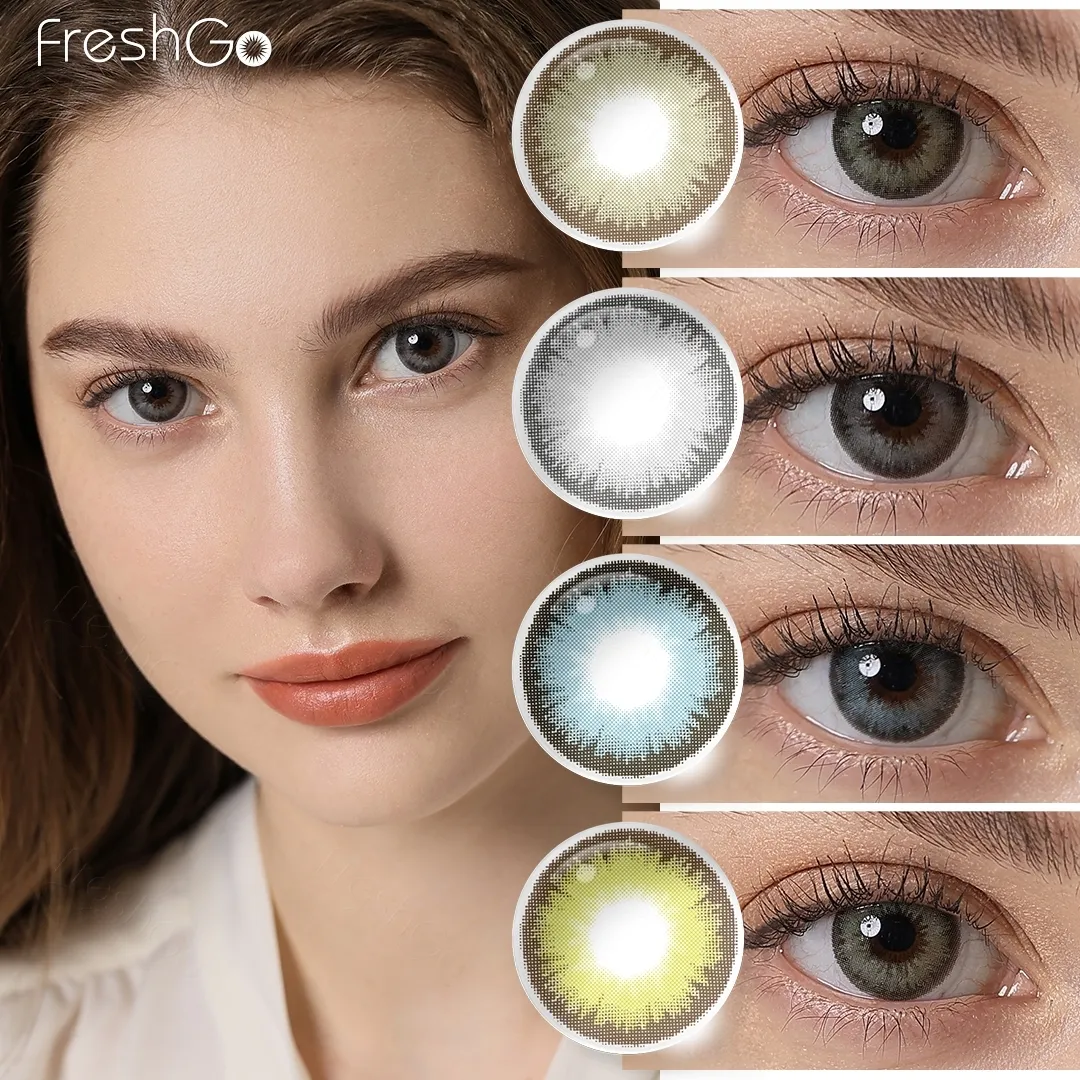 Freshgo 2023 New Arrival Wholesale Lentes De Contacto Color Soft Eye Yearly Bella Diamond Colored Contact Lenses