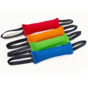 犬の一口タグトイ<span class=keywords><strong>2</strong></span>つの強いハンドル、子犬トレーニングインタラクティブプレイ、小型および中型犬用のインタラクティブなおもちゃ - Product Image 3