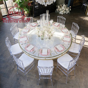 Suministros para Fiestas y Eventos, Mesa Redonda de Acero Inoxidable para Bodas, Mesa de Recepción para Novios - Product Image 5