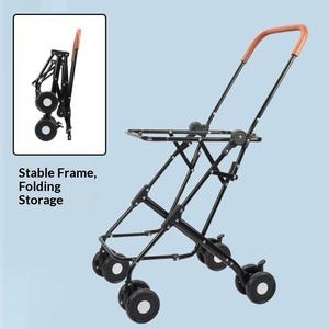 Poussette pliable multi-niveaux réglable et détachable en fer, imperméable, pour animaux de compagnie, <span class=keywords><strong>chien</strong></span>, chat, chiot - Product Image 6