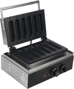 Usine commerciale de casse-croûte six parties 6 Long bâton Hot Dog Machine <span class=keywords><strong>professionnel</strong></span> électrique Muffin gaufrier <span class=keywords><strong>fer</strong></span> - Product Image 1