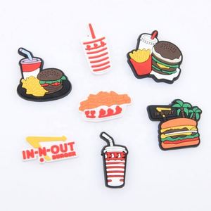 Populaire US Whataburger sabot breloques Chickfila pommes de terre chips fête Mcdonald's sabot chaussure charme cadeaux pour enfant sabot chaussures décoration - Product Image 4