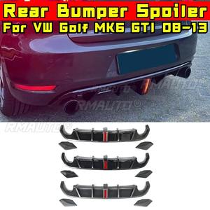 Difusor de Parachoques Trasero para Coche, Pieza de Modificación para Volkswagen Golf MK6 GTI 2008-2013, Protector de Parachoques - Product Image 4