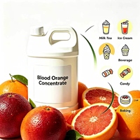 Extrait liquide concentré saveur orange sanguine naturelle, approvisionnement direct usine, étiquette claire, sans additifs artificiels pour boissons et aliments