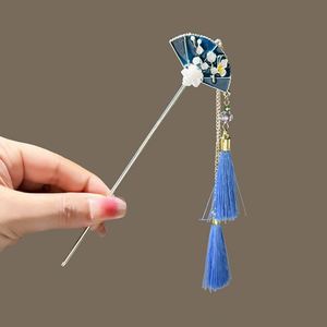 Horquilla Elegante Estilo Chino con Borlas, Accesorios para el Cabello para Mujer, Horquilla Metálica con Perlas y Borlas, Pinza para el Cabello - Product Image 6