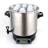 Pasteurisateur de fromage au lait domestique 27L petites machines de pasteurisation de jus automatiques électriques en acier inoxydable