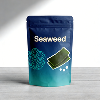 Sachet Doypack Personnalisé Imprimé avec Surface Soft Touch, à Encoche de Déchirement, Anti-Lumière, en PE Recyclé Sans BPA, pour Emballage Alimentaire et Snacks