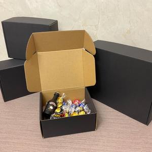 Boîte d'emballage de marque noire en gros, faible MOQ, boîte en carton durable avec finition mate pour la marque d'entreprise, taille/logo/design personnalisés - Product Image 4