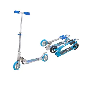 145毫米便宜的发光车轮折叠高度可调专业儿童踢滑板车出售