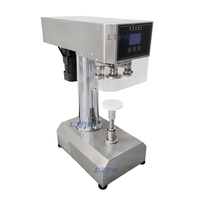 Machine de scellage de boîtes de conserve électrique semi-automatique intelligente de table anti-déversement pour ligne de mise en conserve de boissons et d'aliments