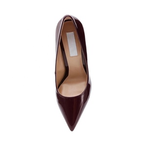 Classic Brown Style High Heels <strong>Patent</strong> Leather High Quality Pumps <strong>Shoes</strong> <strong>Ladies</strong> Dress <strong>Shoes</strong> Matching Women Bags - Product Image 3
