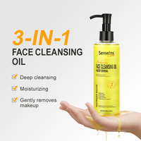 Huile démaquillante marque privée bio végan blanchissante hydratante pour un nettoyage en profondeur huile nettoyante pure