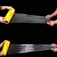 Película Adhesiva Transparente de PVC de Grado Alimenticio de 30 cm x 300 m, Resistente a la Humedad, para Chocolate y Leche, Venta al por Mayor en China